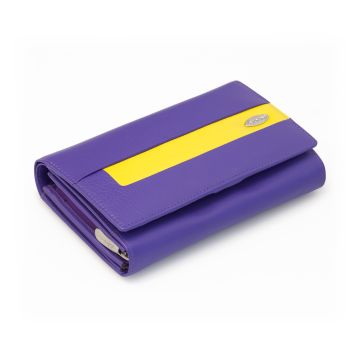 Grosse Damen Geldbörse violet