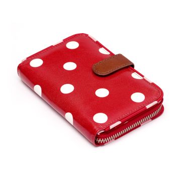 Damen Portemonnaie rot/weiss