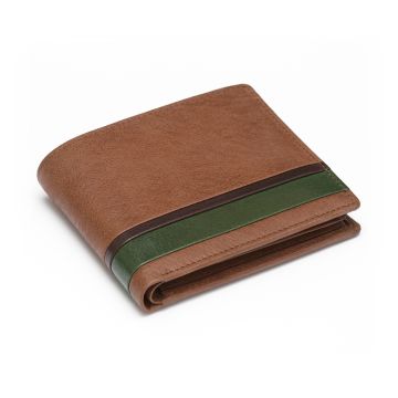 Herren Geldbörse Classic Stripes braun