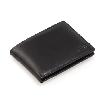 Herrengeldbörse Classic Querformat schwarz