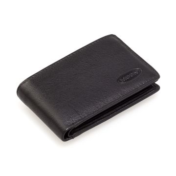 Herrenportemonnaie Classic Rindsleder schwarz