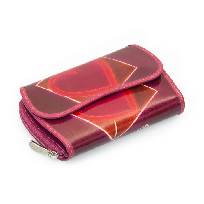 India N1504 pink mit Ueberschlag und Reissverschluss &ndash; Pink &ndash; Bild 1