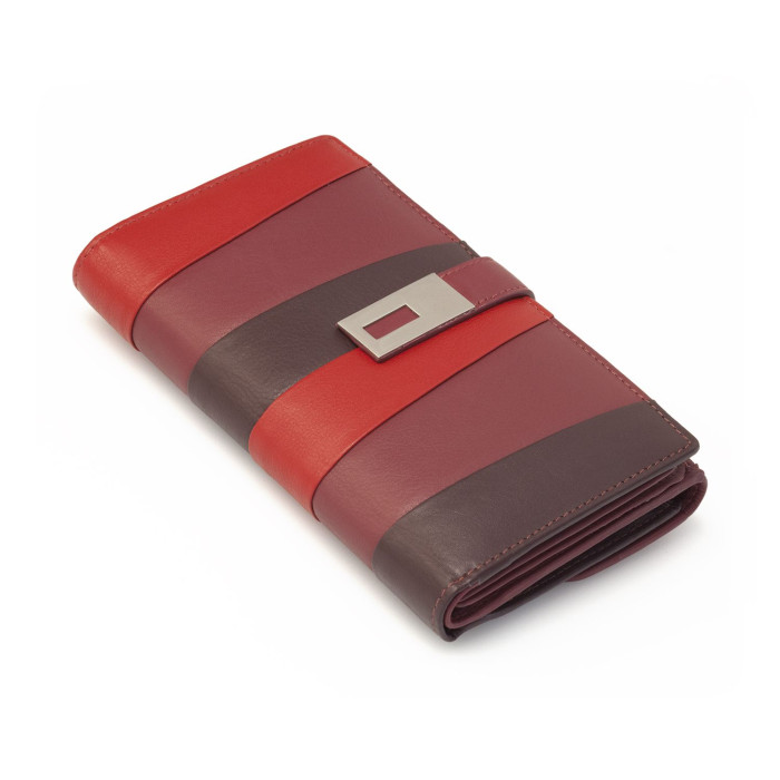 Palazzo N1349 Extra Large cherry/rot/burgundy mit Lasche &ndash; Bordeaux &ndash; Immagine 1