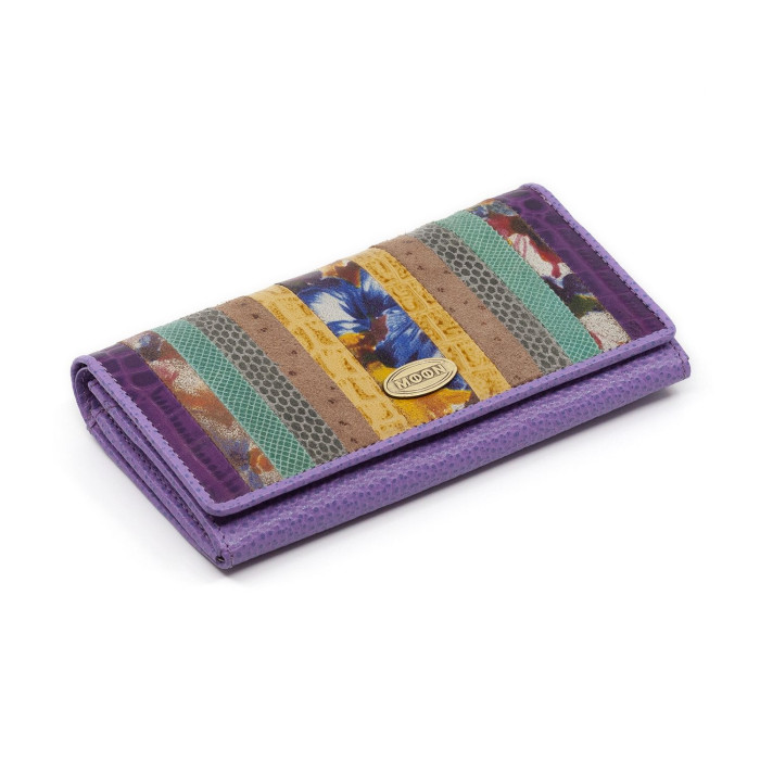 Patchwork Stripes N1677.C8650LS violet &ndash; Mehrfarbig &ndash; Bild 1